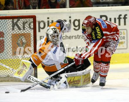 EBEL. Eishockey Bundesliga. KAC gegen  EC GRAZ 99ers. NORRIS Warren (KAC), GRUMET-MORRIS Dov (Graz). Klagenfurt, am 16.11.2008.
Foto: Kuess 

---
pressefotos, pressefotografie, kuess, qs, qspictures, sport, bild, bilder, bilddatenbank