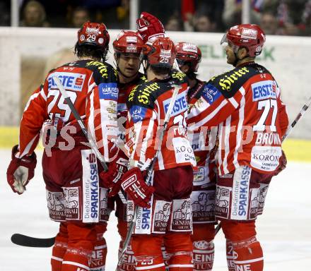 EBEL. Eishockey Bundesliga. KAC gegen  EC GRAZ 99ers. Torjubel KAC. Klagenfurt, am 16.11.2008.
Foto: Kuess 

---
pressefotos, pressefotografie, kuess, qs, qspictures, sport, bild, bilder, bilddatenbank