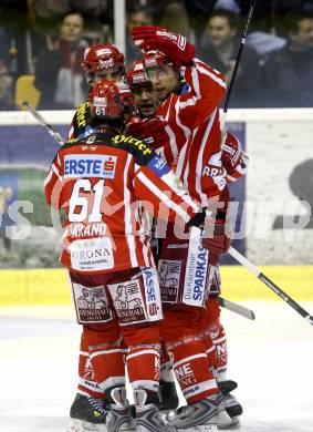 EBEL. Eishockey Bundesliga. KAC gegen  EC GRAZ 99ers. Torjubel KAC. Klagenfurt, am 16.11.2008.
Foto: Kuess 

---
pressefotos, pressefotografie, kuess, qs, qspictures, sport, bild, bilder, bilddatenbank