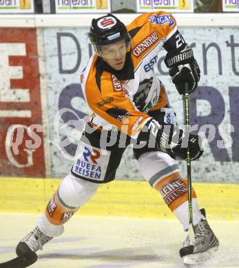 EBEL. Eishockey Bundesliga. KAC gegen  EC GRAZ 99ers. Troy Riddle (Graz). Klagenfurt, am 16.11.2008.
Foto: Kuess 

---
pressefotos, pressefotografie, kuess, qs, qspictures, sport, bild, bilder, bilddatenbank