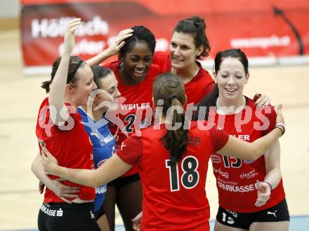 Volleyball MEVZA. ATSC Wildcats gegen OK HIT Nova Gorica. Jubel (Wildcats). Klagenfurt, 15.11.2008. 
Copyright Kuess

---
pressefotos, pressefotografie, kuess, qs, qspictures, sport, bild, bilder, bilddatenbank