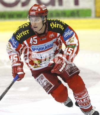 EBEL. Eishockey Bundesliga. KAC gegen  EC GRAZ 99ers. David Schuller (KAC). Klagenfurt, am 16.11.2008.
Foto: Kuess 

---
pressefotos, pressefotografie, kuess, qs, qspictures, sport, bild, bilder, bilddatenbank