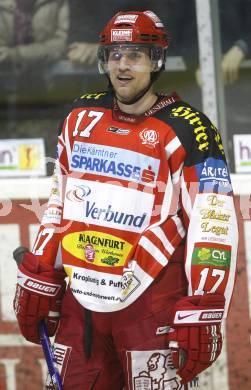 EBEL. Eishockey Bundesliga. KAC gegen  EC Red Bull Salzburg. Gregor Hager (KAC). Klagenfurt, am 20.11.2008.
Foto: Kuess 

---
pressefotos, pressefotografie, kuess, qs, qspictures, sport, bild, bilder, bilddatenbank