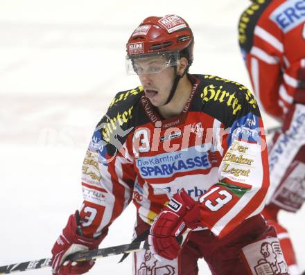 EBEL. Eishockey Bundesliga. KAC gegen  EC Red Bull Salzburg. Johannes Kirisits (KAC). Klagenfurt, am 20.11.2008.
Foto: Kuess 

---
pressefotos, pressefotografie, kuess, qs, qspictures, sport, bild, bilder, bilddatenbank