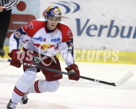 EBEL. Eishockey Bundesliga. KAC gegen  EC Red Bull Salzburg. Victor Lindgren (Salzburg). Klagenfurt, am 20.11.2008.
Foto: Kuess 

---
pressefotos, pressefotografie, kuess, qs, qspictures, sport, bild, bilder, bilddatenbank