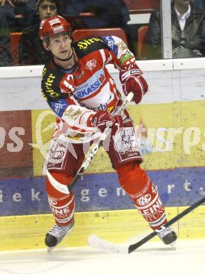 EBEL. Eishockey Bundesliga. KAC gegen  EC Red Bull Salzburg. Jeffrey Tory (KAC). Klagenfurt, am 20.11.2008.
Foto: Kuess 

---
pressefotos, pressefotografie, kuess, qs, qspictures, sport, bild, bilder, bilddatenbank