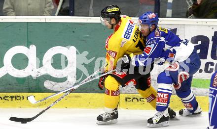 EBEL. Eishockey Bundesliga. EC Pasut VSV gegen EV Vienna Capitals. SANDROCK Robby (VSV), LEBEAU Patrick (Capitals). Villach, am 21.11.2008.
Foto: Kuess

---
pressefotos, pressefotografie, kuess, qs, qspictures, sport, bild, bilder, bilddatenbank