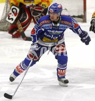 EBEL. Eishockey Bundesliga. EC Pasut VSV gegen EV Vienna Capitals. Roland Kaspitz (VSV). Villach, am 21.11.2008.
Foto: Kuess

---
pressefotos, pressefotografie, kuess, qs, qspictures, sport, bild, bilder, bilddatenbank