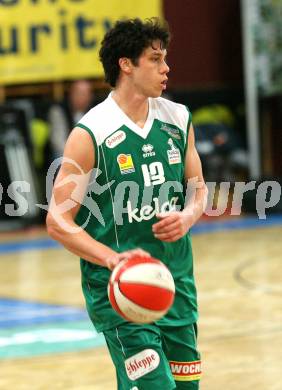 Basketball Bundesliga. Kelag Woerthersee Piraten gegen Traiskirchen Lions. Erik Rhinehart (Piraten). Klagenfurt, am 24.11.2008.
Foto: Nadja Kuess

---
pressefotos, pressefotografie, kuess, qs, qspictures, sport, bild, bilder, bilddatenbank