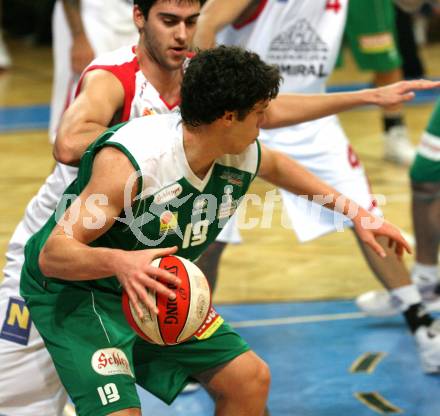 Basketball Bundesliga. Kelag Woerthersee Piraten gegen Traiskirchen Lions. Erik Rhinehart (Piraten). Klagenfurt, am 24.11.2008.
Foto: Nadja Kuess

---
pressefotos, pressefotografie, kuess, qs, qspictures, sport, bild, bilder, bilddatenbank