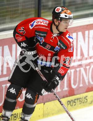 EBEL. Eishockey Bundesliga. EC Pasut VSV gegen HC TWK Innsbruck "Die Haie". Andreas Sarg (Innsbruck). Villach, am 25.11.2008.
Foto: Kuess 

---
pressefotos, pressefotografie, kuess, qs, qspictures, sport, bild, bilder, bilddatenbank