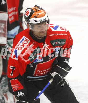 EBEL. Eishockey Bundesliga. EC Pasut VSV gegen HC TWK Innsbruck "Die Haie". Rich Brennan (Innsbruck). Villach, am 25.11.2008.
Foto: Kuess 

---
pressefotos, pressefotografie, kuess, qs, qspictures, sport, bild, bilder, bilddatenbank