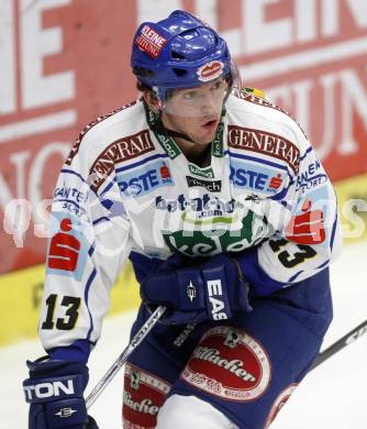 EBEL. Eishockey Bundesliga. EC Pasut VSV gegen HC TWK Innsbruck "Die Haie". Benjamin Petrik  (VSV). Villach, am 25.11.2008.
Foto: Kuess 

---
pressefotos, pressefotografie, kuess, qs, qspictures, sport, bild, bilder, bilddatenbank