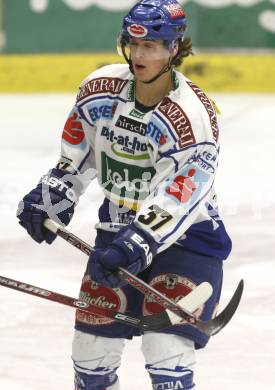 EBEL. Eishockey Bundesliga. EC Pasut VSV gegen HC TWK Innsbruck "Die Haie". Andreas Kristler  (VSV). Villach, am 25.11.2008.
Foto: Kuess 

---
pressefotos, pressefotografie, kuess, qs, qspictures, sport, bild, bilder, bilddatenbank