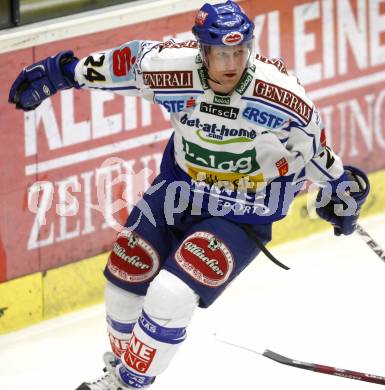 EBEL. Eishockey Bundesliga. EC Pasut VSV gegen HC TWK Innsbruck "Die Haie". Guenther Lanzinger (VSV). Villach, am 25.11.2008.
Foto: Kuess 

---
pressefotos, pressefotografie, kuess, qs, qspictures, sport, bild, bilder, bilddatenbank