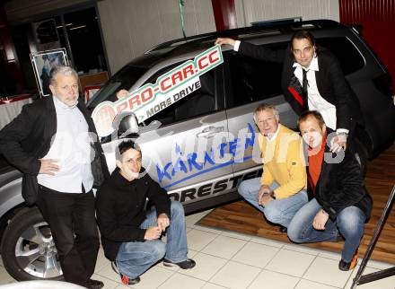 Motorsport. PRO-CAR. Gerhard Leeb, Patrick Friesacher, Hermann Waldy, Werner Müller,  Herwig Hobisch. Klagenfurt, 21.11.2008.
Foto: Kuess
---
pressefotos, pressefotografie, kuess, qs, qspictures, sport, bild, bilder, bilddatenbank