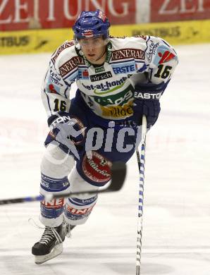 EBEL. Eishockey Bundesliga. EC Pasut VSV gegen HC TWK Innsbruck "Die Haie". Dan Cavanaugh  (VSV). Villach, am 25.11.2008.
Foto: Kuess 

---
pressefotos, pressefotografie, kuess, qs, qspictures, sport, bild, bilder, bilddatenbank