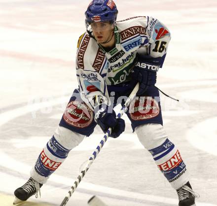 EBEL. Eishockey Bundesliga. EC Pasut VSV gegen HC TWK Innsbruck "Die Haie". Dan Cavanaugh  (VSV). Villach, am 25.11.2008.
Foto: Kuess 

---
pressefotos, pressefotografie, kuess, qs, qspictures, sport, bild, bilder, bilddatenbank