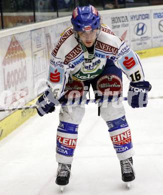 EBEL. Eishockey Bundesliga. EC Pasut VSV gegen EC KAC. Dan Cavanaugh (VSV). Villach, am 28.11.2008.
Foto: Kuess 
Foto: Kuess

---
pressefotos, pressefotografie, kuess, qs, qspictures, sport, bild, bilder, bilddatenbank