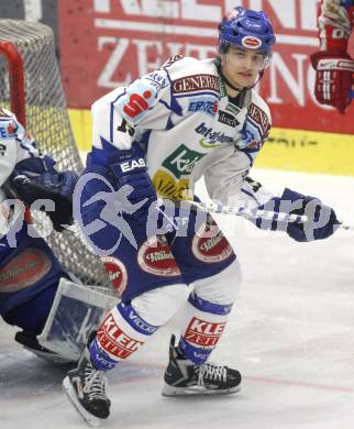 EBEL. Eishockey Bundesliga. EC Pasut VSV gegen EC KAC. Stefan Bacher (VSV). Villach, am 28.11.2008.
Foto: Kuess 
Foto: Kuess

---
pressefotos, pressefotografie, kuess, qs, qspictures, sport, bild, bilder, bilddatenbank