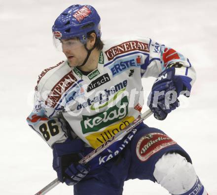 EBEL. Eishockey Bundesliga. EC Pasut VSV gegen HC TWK Innsbruck Die Haie. Jonathan Ferland  (VSV). Villach, am 25.11.2008.
Foto: Kuess 

---
pressefotos, pressefotografie, kuess, qs, qspictures, sport, bild, bilder, bilddatenbank