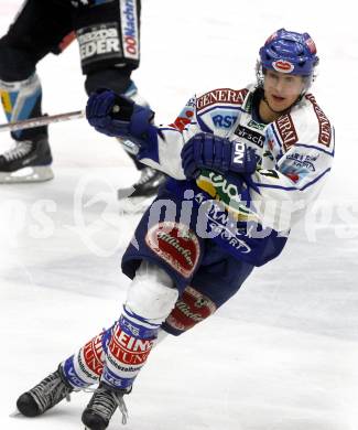 EBEL. Eishockey Bundesliga. EC Pasut VSV gegen EHC LIWEST Linz. Andreas Kristler (VSV). Villach, am 30.11.2008.
Foto: Kuess 

---
pressefotos, pressefotografie, kuess, qs, qspictures, sport, bild, bilder, bilddatenbank