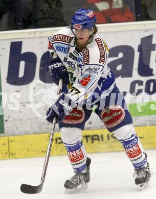 EBEL. Eishockey Bundesliga. EC Pasut VSV gegen EHC LIWEST Linz. Andreas Kristler (VSV). Villach, am 30.11.2008.
Foto: Kuess 

---
pressefotos, pressefotografie, kuess, qs, qspictures, sport, bild, bilder, bilddatenbank