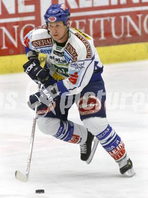 EBEL. Eishockey Bundesliga. EC Pasut VSV gegen EHC LIWEST Linz. Mike Stewart (VSV). Villach, am 30.11.2008.
Foto: Kuess 

---
pressefotos, pressefotografie, kuess, qs, qspictures, sport, bild, bilder, bilddatenbank