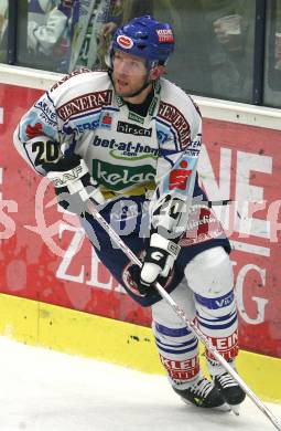 EBEL. Eishockey Bundesliga. EC Pasut VSV gegen EC KAC. Mickey Elick (VSV). Villach, am 28.11.2008.
Foto: Kuess 
Foto: Kuess

---
pressefotos, pressefotografie, kuess, qs, qspictures, sport, bild, bilder, bilddatenbank