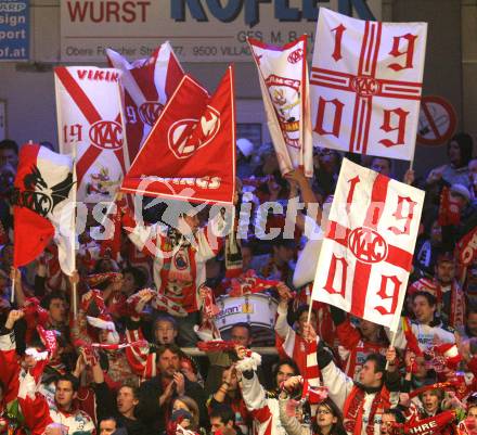 EBEL. Eishockey Bundesliga. EC Pasut VSV gegen EC KAC. Fansektor (KAC). Villach, am 28.11.2008.
Foto: Kuess 
Foto: Kuess

---
pressefotos, pressefotografie, kuess, qs, qspictures, sport, bild, bilder, bilddatenbank