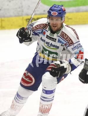 EBEL. Eishockey Bundesliga. EC Pasut VSV gegen EHC LIWEST Linz. Mickey Elick (VSV). Villach, am 30.11.2008.
Foto: Kuess 

---
pressefotos, pressefotografie, kuess, qs, qspictures, sport, bild, bilder, bilddatenbank