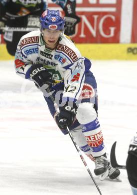 EBEL. Eishockey Bundesliga. EC Pasut VSV gegen EHC LIWEST Linz. Michael Raffl  (VSV). Villach, am 30.11.2008.
Foto: Kuess 

---
pressefotos, pressefotografie, kuess, qs, qspictures, sport, bild, bilder, bilddatenbank