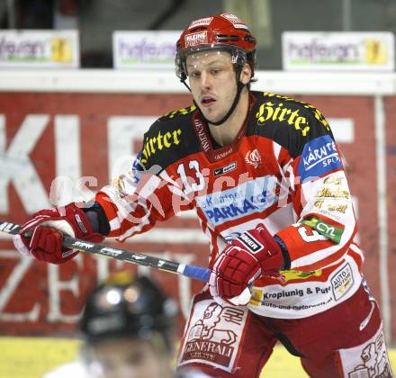 EBEL. Eishockey Bundesliga. KAC gegen Alba Volan. Johannes Kirisits (KAC). Klagenfurt, am 2.12.2008.
Foto: Kuess 

---
pressefotos, pressefotografie, kuess, qs, qspictures, sport, bild, bilder, bilddatenbank