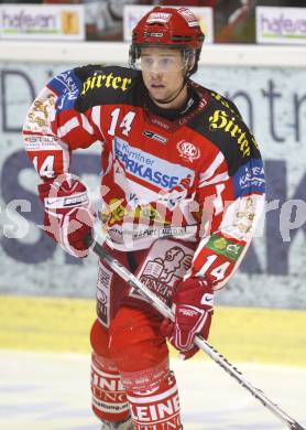 EBEL. Eishockey Bundesliga. KAC gegen Alba Volan. Johannes Reichel (KAC). Klagenfurt, am 2.12.2008.
Foto: Kuess 

---
pressefotos, pressefotografie, kuess, qs, qspictures, sport, bild, bilder, bilddatenbank