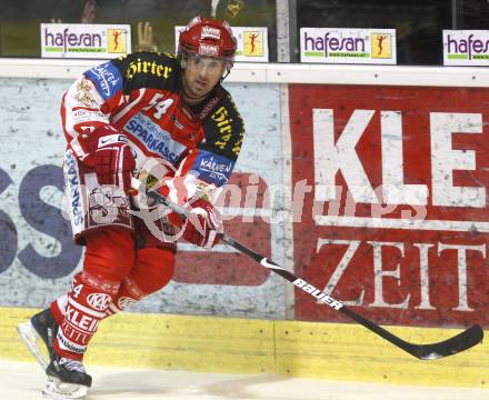 EBEL. Eishockey Bundesliga. KAC gegen Alba Volan. Andrew Schneider (KAC). Klagenfurt, am 2.12.2008.
Foto: Kuess 

---
pressefotos, pressefotografie, kuess, qs, qspictures, sport, bild, bilder, bilddatenbank