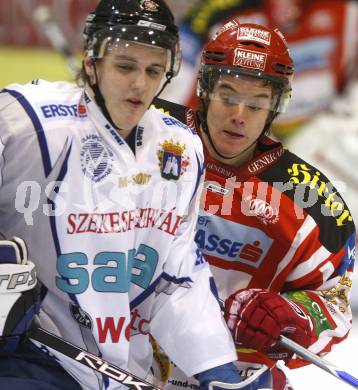 EBEL. Eishockey Bundesliga. KAC gegen Alba Volan. Silvio Jakobitsch (KAC). Klagenfurt, am 2.12.2008.
Foto: Kuess 

---
pressefotos, pressefotografie, kuess, qs, qspictures, sport, bild, bilder, bilddatenbank