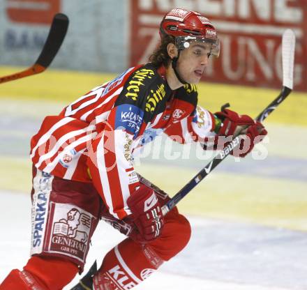 EBEL. Eishockey Bundesliga. KAC gegen Alba Volan. Florian Muehlstein (KAC). Klagenfurt, am 2.12.2008.
Foto: Kuess 

---
pressefotos, pressefotografie, kuess, qs, qspictures, sport, bild, bilder, bilddatenbank