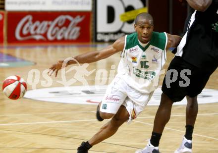 Basketball Bundesliga. Woerthersee Piraten gegen Guessing Knights.  Timothy Burnette (Piraten).  Klagenfurt, 7.12.2008
Foto: Kuess

---
pressefotos, pressefotografie, kuess, qs, qspictures, sport, bild, bilder, bilddatenbank