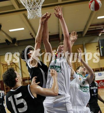 Basketball Bundesliga. Woerthersee Piraten gegen Guessing Knights.  Rasid Mahalbasic, Bernhard Weber (Piraten).  Klagenfurt, 7.12.2008
Foto: Kuess

---
pressefotos, pressefotografie, kuess, qs, qspictures, sport, bild, bilder, bilddatenbank