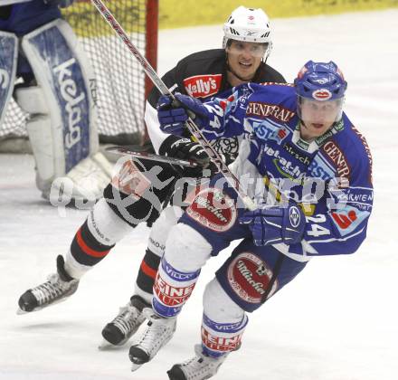 EBEL. Eishockey Bundesliga. EC Pasut VSV gegen HK Acroni Jesenice. Guenther Lanzinger (VSV). Villach, am 7.12.2008.
Foto: Kuess 


---
pressefotos, pressefotografie, kuess, qs, qspictures, sport, bild, bilder, bilddatenbank