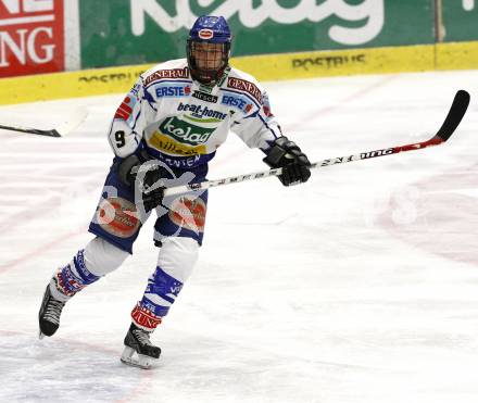 EBEL. Eishockey Bundesliga. EC Pasut VSV gegen Graz 99ers. Kevin Essmann (VSV). Villach, am 9.12.2008.
Foto: Nadja Kuess



---
pressefotos, pressefotografie, kuess, qs, qspictures, sport, bild, bilder, bilddatenbank