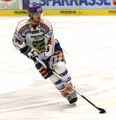 EBEL. Eishockey Bundesliga. EC Pasut VSV gegen Graz 99ers. Thomas Raffl (VSV). Villach, am 9.12.2008.
Foto: Nadja Kuess



---
pressefotos, pressefotografie, kuess, qs, qspictures, sport, bild, bilder, bilddatenbank