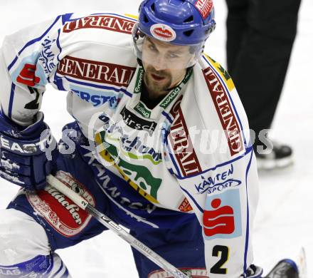 EBEL. Eishockey Bundesliga. EC Pasut VSV gegen Graz 99ers. Darell Scoville (VSV). Villach, am 9.12.2008.
Foto: Nadja Kuess



---
pressefotos, pressefotografie, kuess, qs, qspictures, sport, bild, bilder, bilddatenbank