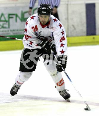 Eishockey CHL. Carinthian Hokey League. HCP Pubersdorf gegen Althofen. Peter Sprachmann (Pubersdorf). Klagenfurt, 6.12.2008
Foto: Nadja Kuess 
---
pressefotos, pressefotografie, kuess, qs, qspictures, sport, bild, bilder, bilddatenbank