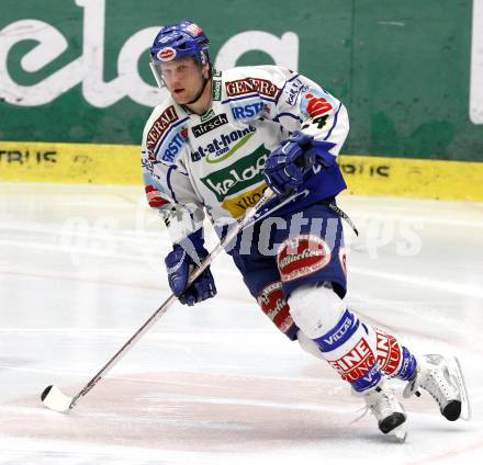 EBEL. Eishockey Bundesliga. EC Pasut VSV gegen Graz 99ers. Guenther Lanzinger (VSV). Villach, am 9.12.2008.
Foto: Nadja Kuess 


---
pressefotos, pressefotografie, kuess, qs, qspictures, sport, bild, bilder, bilddatenbank