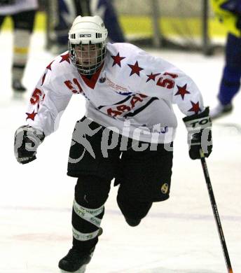 Eishockey. Kaerntner Liga. HCP Pubersdorf gegen Althofen. Florian Pessentheiner (Pubersdorf). Klagenfurt, 6.12.2008
Foto: Nadja Kuess 
---
pressefotos, pressefotografie, kuess, qs, qspictures, sport, bild, bilder, bilddatenbank