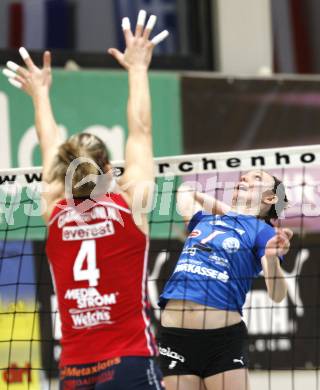 Volleyball Challenge Cup. ATSC Wildcats gegen Markopoulo (Griechenland). Lauren Evans (Wildcats). Klagenfurt, am 11.12.2008.
Foto: Nadja Kuess 


---
pressefotos, pressefotografie, kuess, qs, qspictures, sport, bild, bilder, bilddatenbank