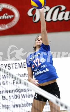 Volleyball Challenge Cup. ATSC Wildcats gegen Markopoulo (Griechenland). Sandra Zangerl (Wildcats). Klagenfurt, am 11.12.2008.
Foto: Nadja Kuess 


---
pressefotos, pressefotografie, kuess, qs, qspictures, sport, bild, bilder, bilddatenbank