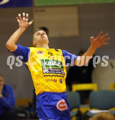 Volleyball. Challenge Cup. SK Aich/Dob gegen TV Amriswil (Schweiz). Aleksey Sanko (Aich). Prevalje, 16.12.2008.
Foto: Kuess

---
pressefotos, pressefotografie, kuess, qs, qspictures, sport, bild, bilder, bilddatenbank