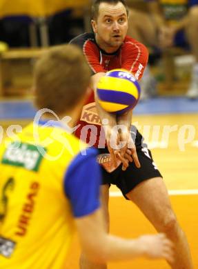 Volleyball. Challenge Cup. SK Aich/Dob gegen TV Amriswil (Schweiz). Martin Pipa (Aich). Prevalje, 16.12.2008.
Foto: Kuess

---
pressefotos, pressefotografie, kuess, qs, qspictures, sport, bild, bilder, bilddatenbank